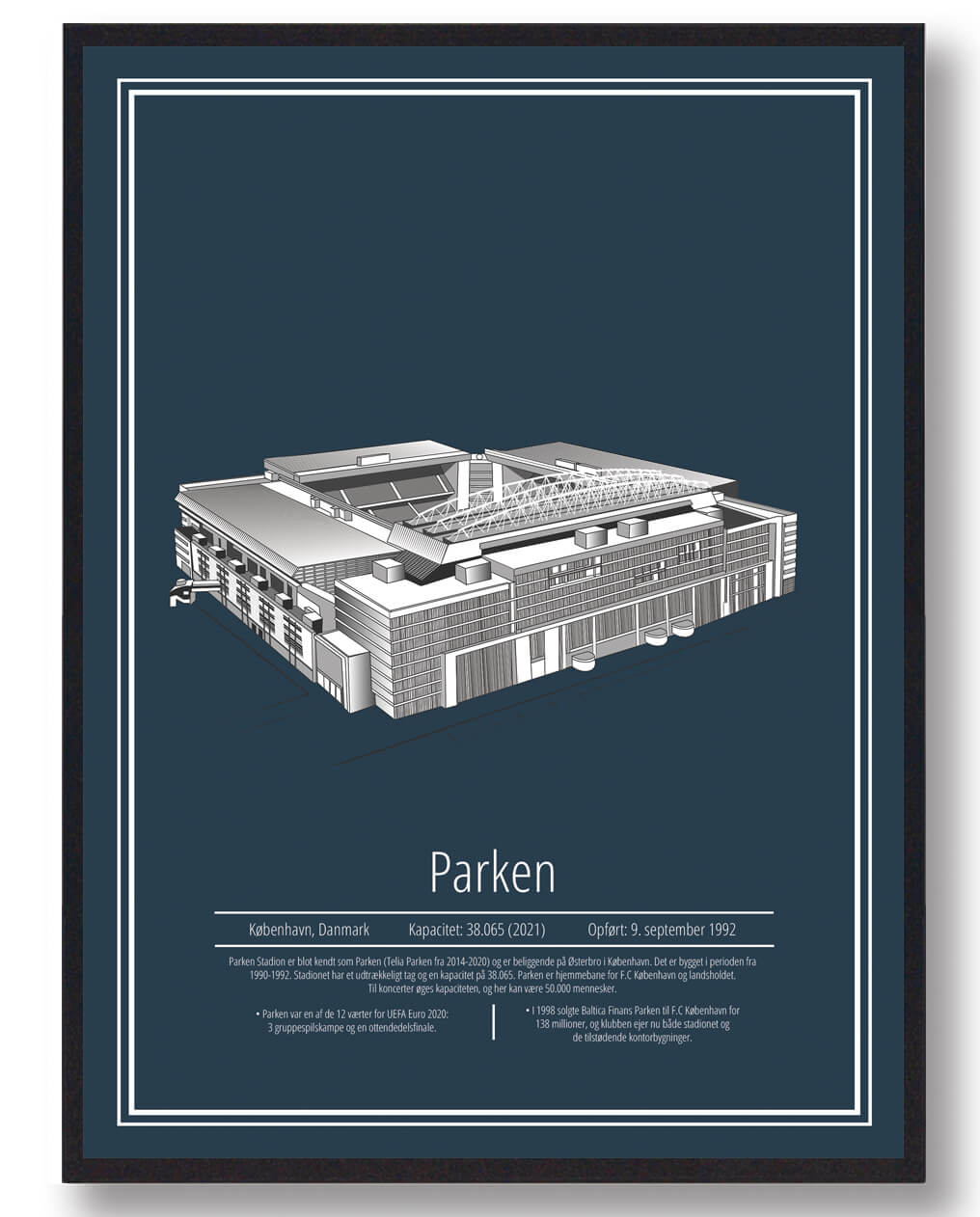 FCK Parken Plakat – Den perfekte gave til fodboldfans!