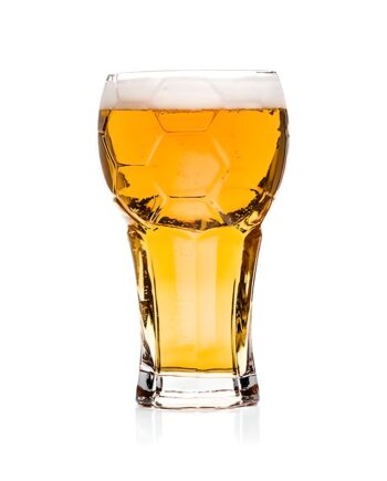 Fodboldglas 600 ml – Perfekt til kampdage og fester!