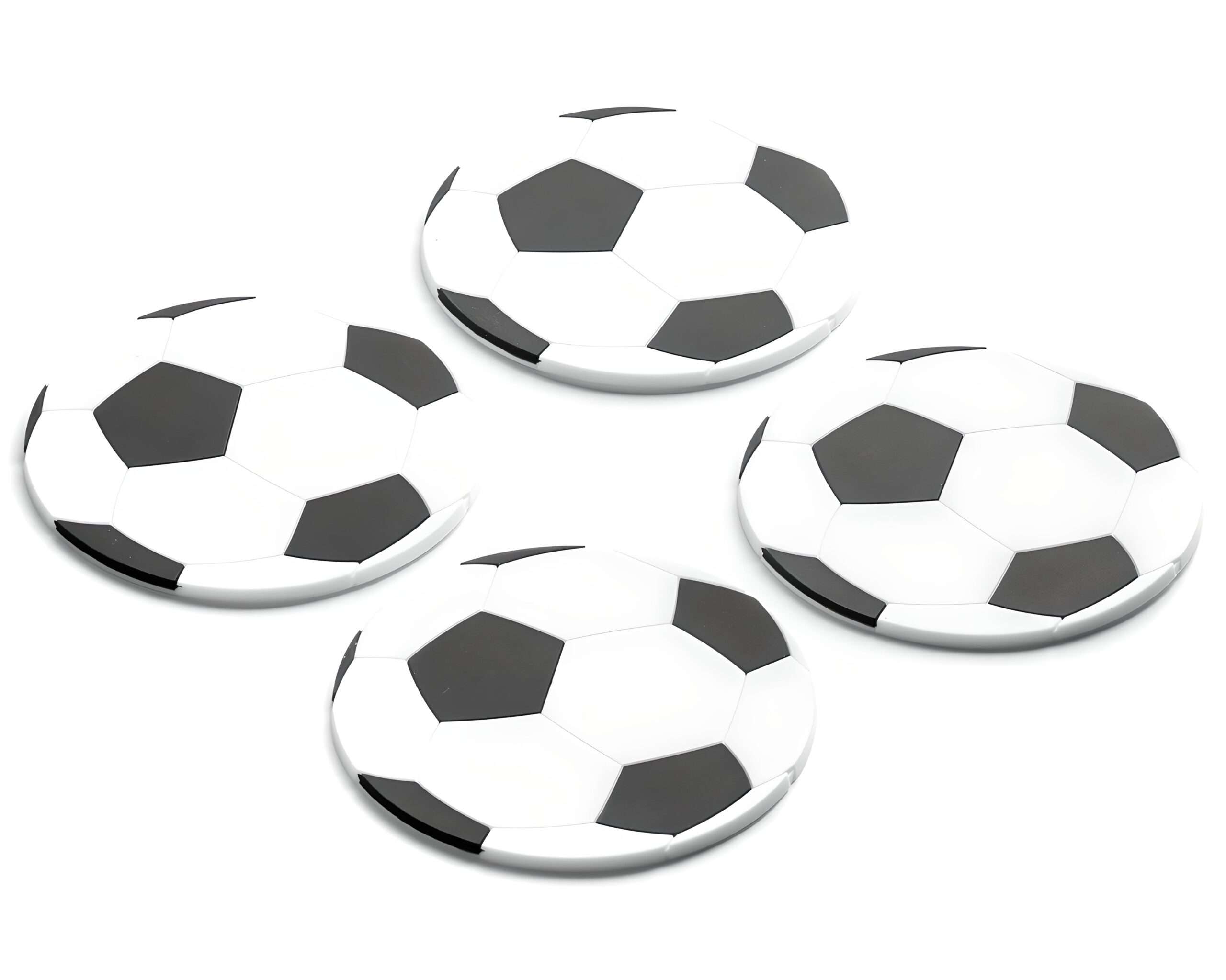 Fodbold Silikone Glasbrikker – 4 stk til super pris!