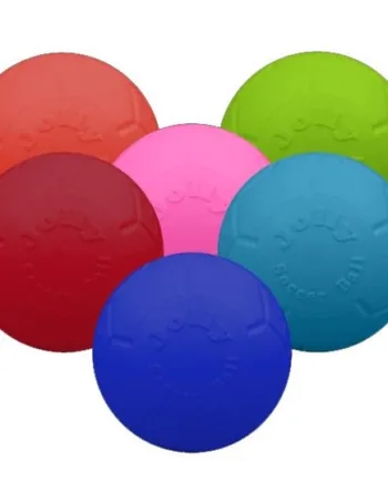 Jolly Pets Rød Punkterfri Hundebold – Leg og Motion til Hunden!