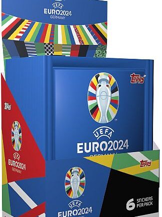 Topps Euro 2024 Fodbold Klistermærker Booster Box – 100 stk.