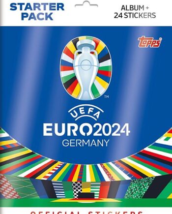 Topps Euro 2024 Fodboldklistermærker Starter Pack – Tilbud!
