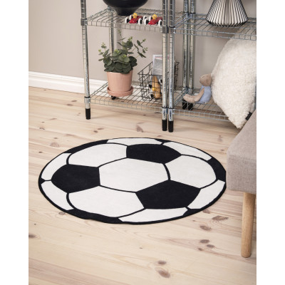 Hvid Fodbold Børnetæppe - Kilands Voresfodbold