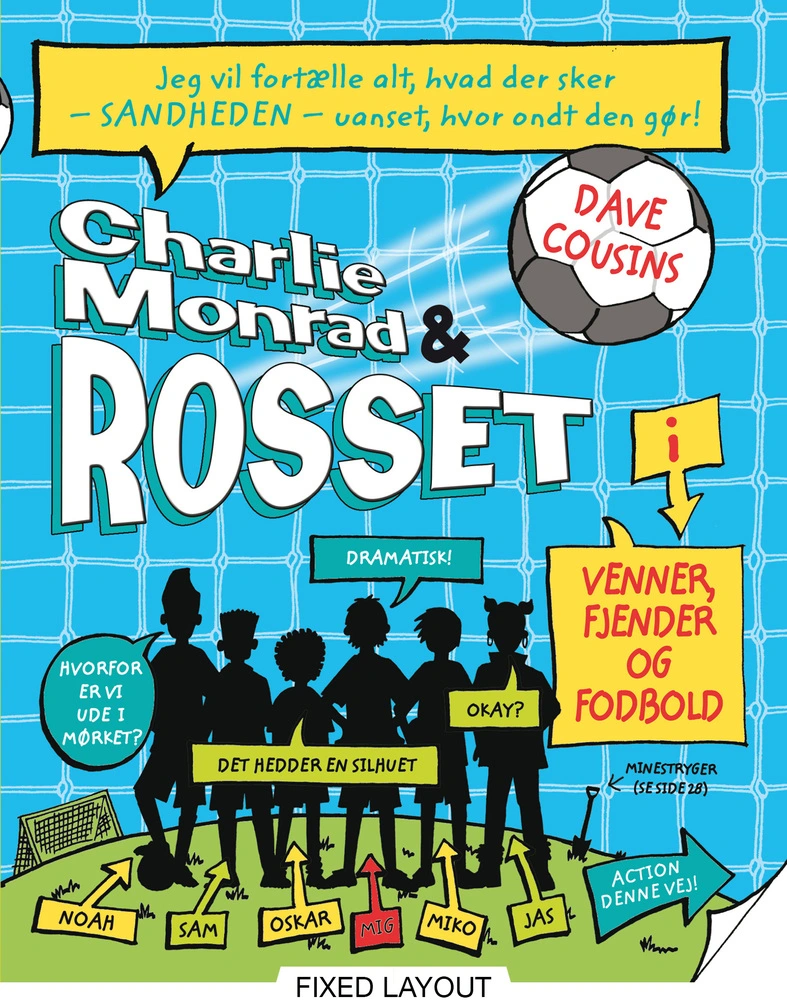 Charlie Monrad & Rosset Venner Fjender Fodbold - Carlsen Voresfodbold - 9788711324400