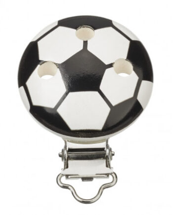 Hvid Seleclips Fodbold Sort 37x11 5mm Stk - Diverse Voresfodbold  - 4036159499187