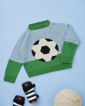 Fodbold Bluse Strikkeopskrift Strikkekit 8934114 Kun Strikkeopskrift - Voresfodbold