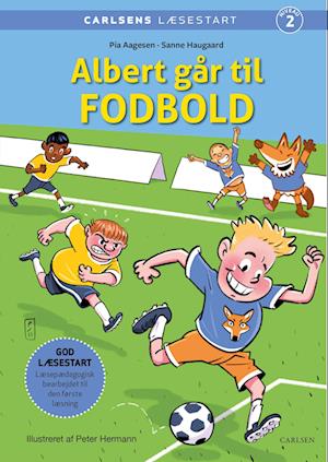 Amp Carlsens Læsestart: Albert Går Til Fodboldamp Pia Aagensen Sanne Haugaard Bog - Voresfodbold - 9788727223070