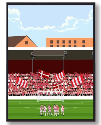 Aab Fans Fodboldplakat - Plakatdyr.dk Voresfodbold