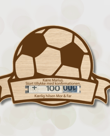 MDF Pengegave Fodbold - Woodenfactory Voresfodbold