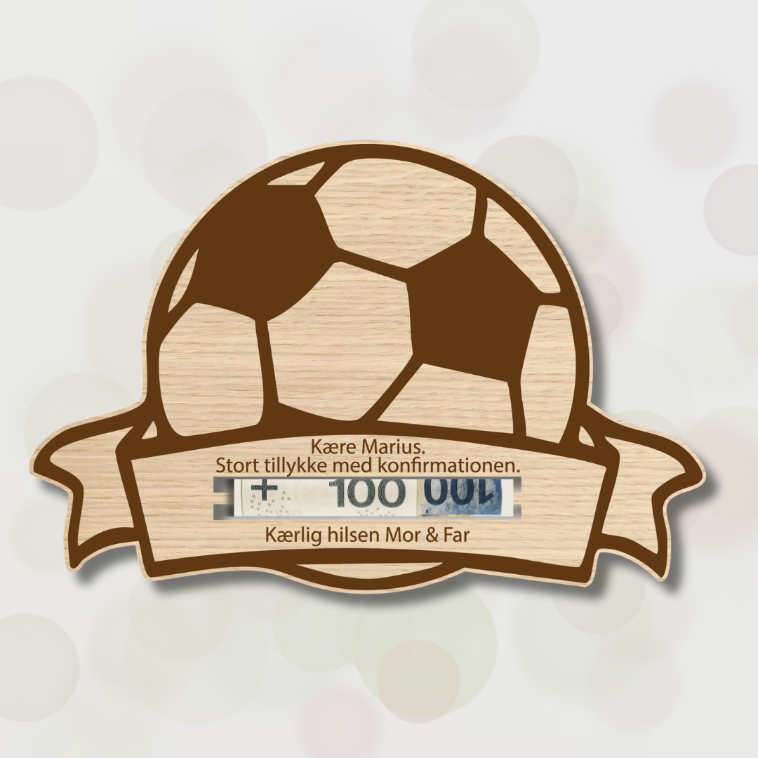 MDF Pengegave Fodbold - Woodenfactory Voresfodbold