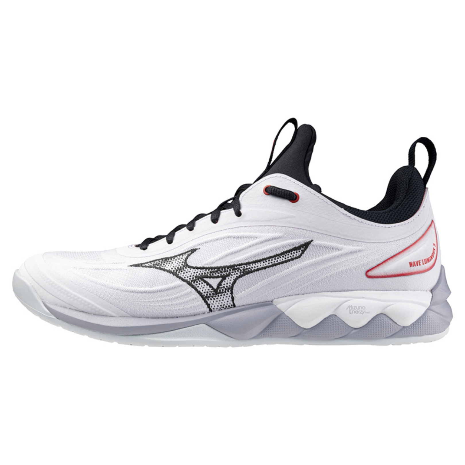 Sort Mizuno Wave Luminous White Salsa Black - Mizuno Voresfodbold