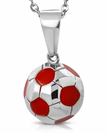 Fodbold Rustfrit Stål Red - Voresfodbold