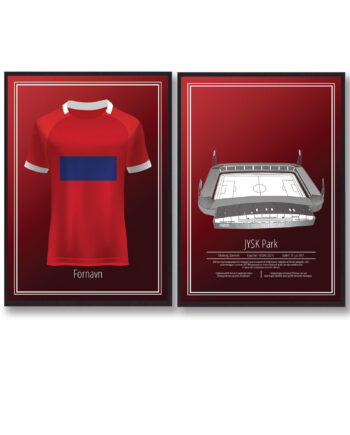 Silkeborg Trøje Stadion Plakatsæt - Plakatdyr.dk Voresfodbold