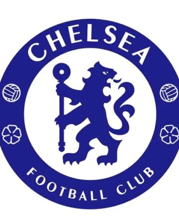 Fodbold Wallsticker Stort Blåt Chelsea Logo 60x60cm - Voresfodbold