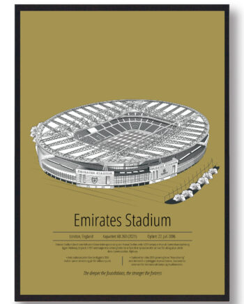 Emirates Arsenal Gul - Plakatdyr.dk Voresfodbold