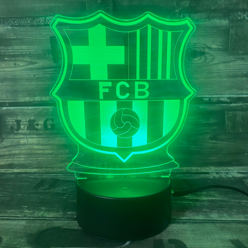 Barcelona Fodbold Lampe - Dingadget Voresfodbold - 9460112