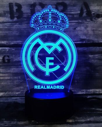 Real Madrid Fodbold Lampe - Dingadget Voresfodbold  - 9460230