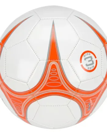 Hvid Mini Fodbold Str White Orange - Voresfodbold