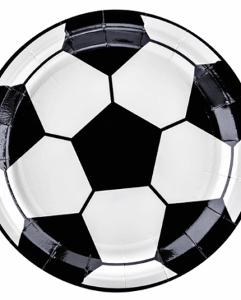 Fodbold Paptallerkner Stk - Voresfodbold