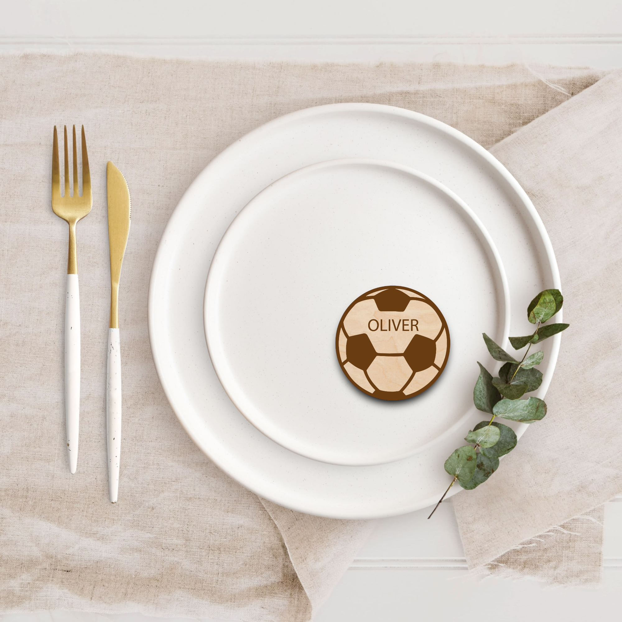 Birkefiner Bordkort Fodbold - Woodenfactory Voresfodbold