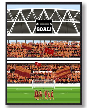 Galatasaray Fodboldplakat - Plakatdyr.dk Voresfodbold