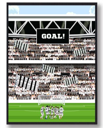 Juventus Fans Fodboldplakat - Plakatdyr.dk Voresfodbold