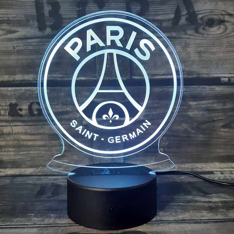 Psg Fodbold Lampe Lyser Farver - Lukaki.dk Voresfodbold - 5740038502705