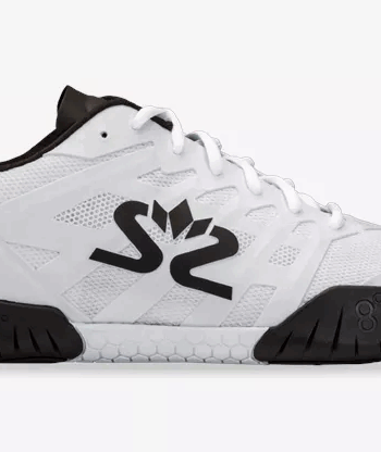 Sort Salming Hawk Squashsko White Black - Salming Voresfodbold