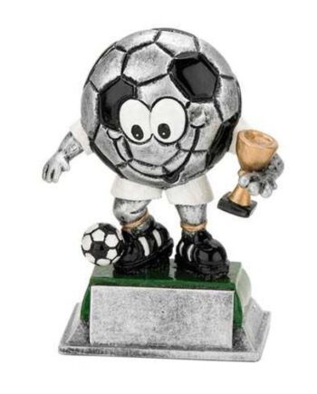 Sportsstatuette Fodbold Antik Sølv - Dahls Gravering Voresfodbold